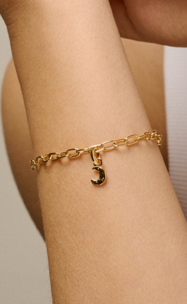 ENAMEL Copenhagen Vedhæng - Dreamy Moon - Gold Colour