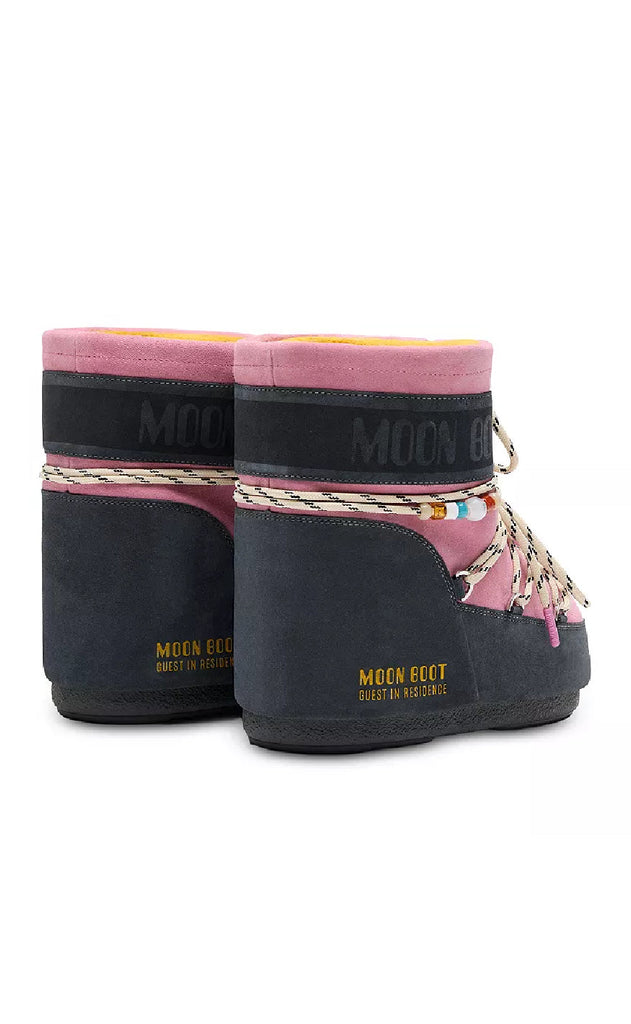 Moon Boot Støvler - MB x Gir Low - Grey/Rose