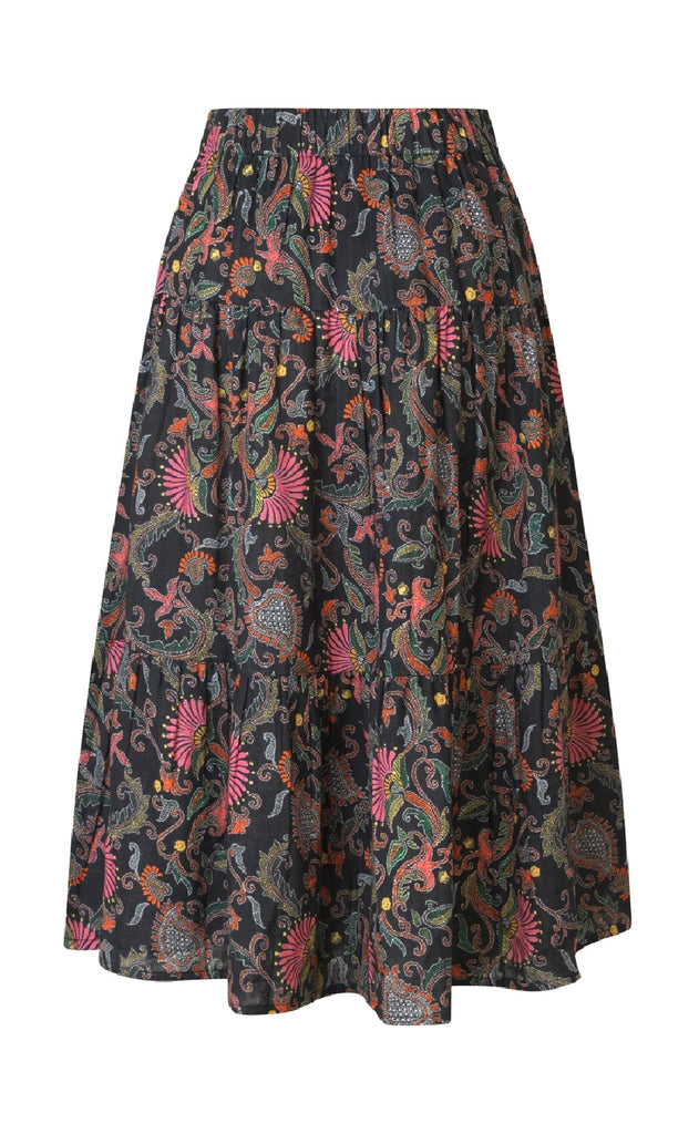 Lollys Laundry Skjørt - Morning LL Midi - Flower Print