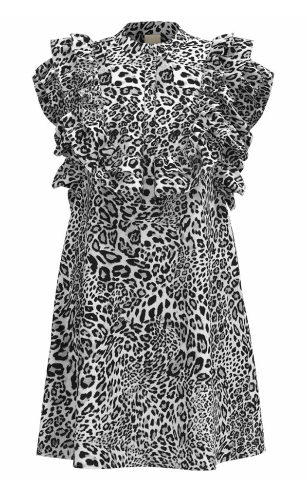 Gossia Kjole - Musse - Grey Leopard