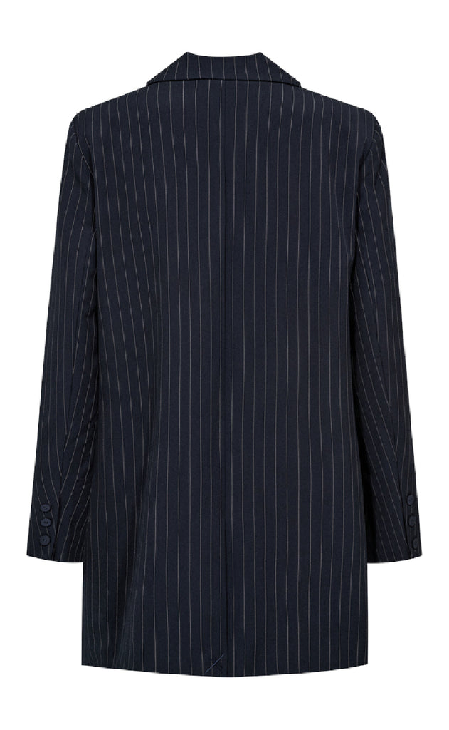 Freequent Blazer - Mynte - Salute w. Star Off-white