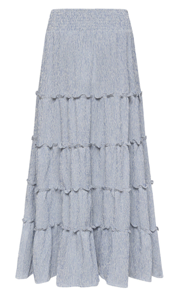 Love & Divine Skjørt - Love1326 - Blue/White Stripe