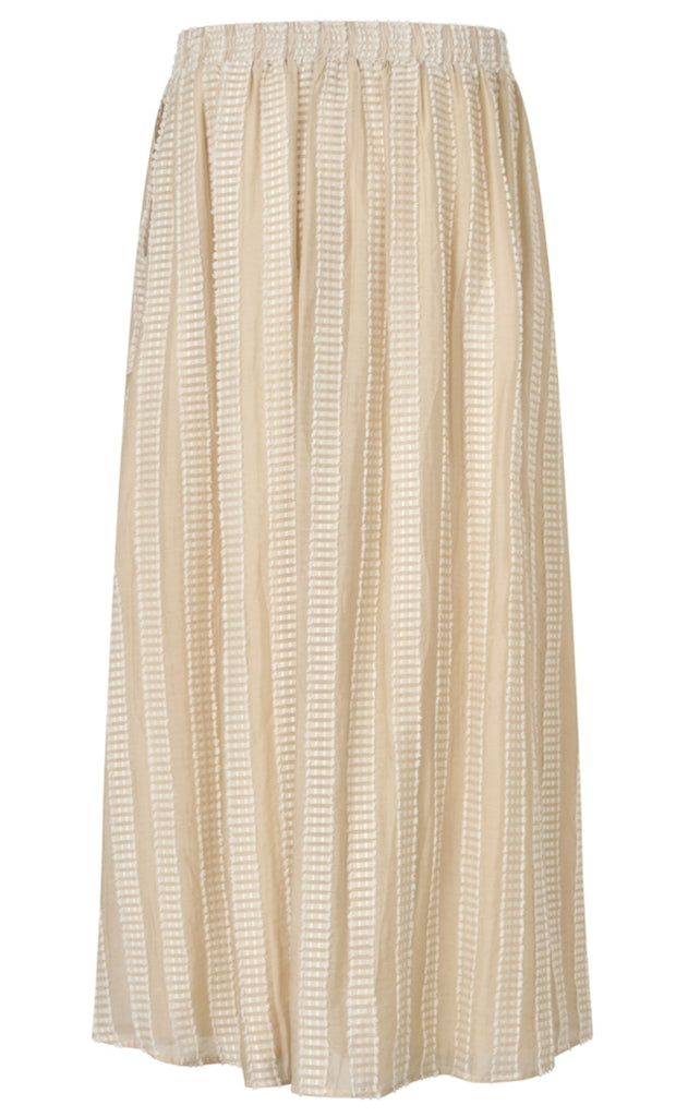 Lollys Laundry Skjørt - Akane Maxi - Creme