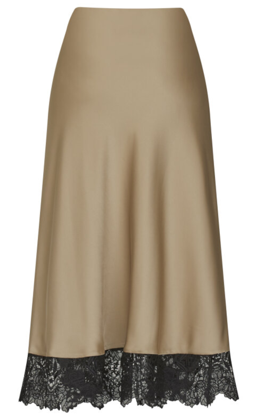 Love & Divine Skjørt - Love1118 - Beige/Black
