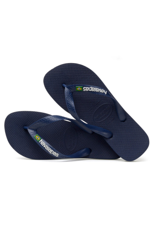 Havaianas Klipklappere - Brasil Logo - Navy Blue