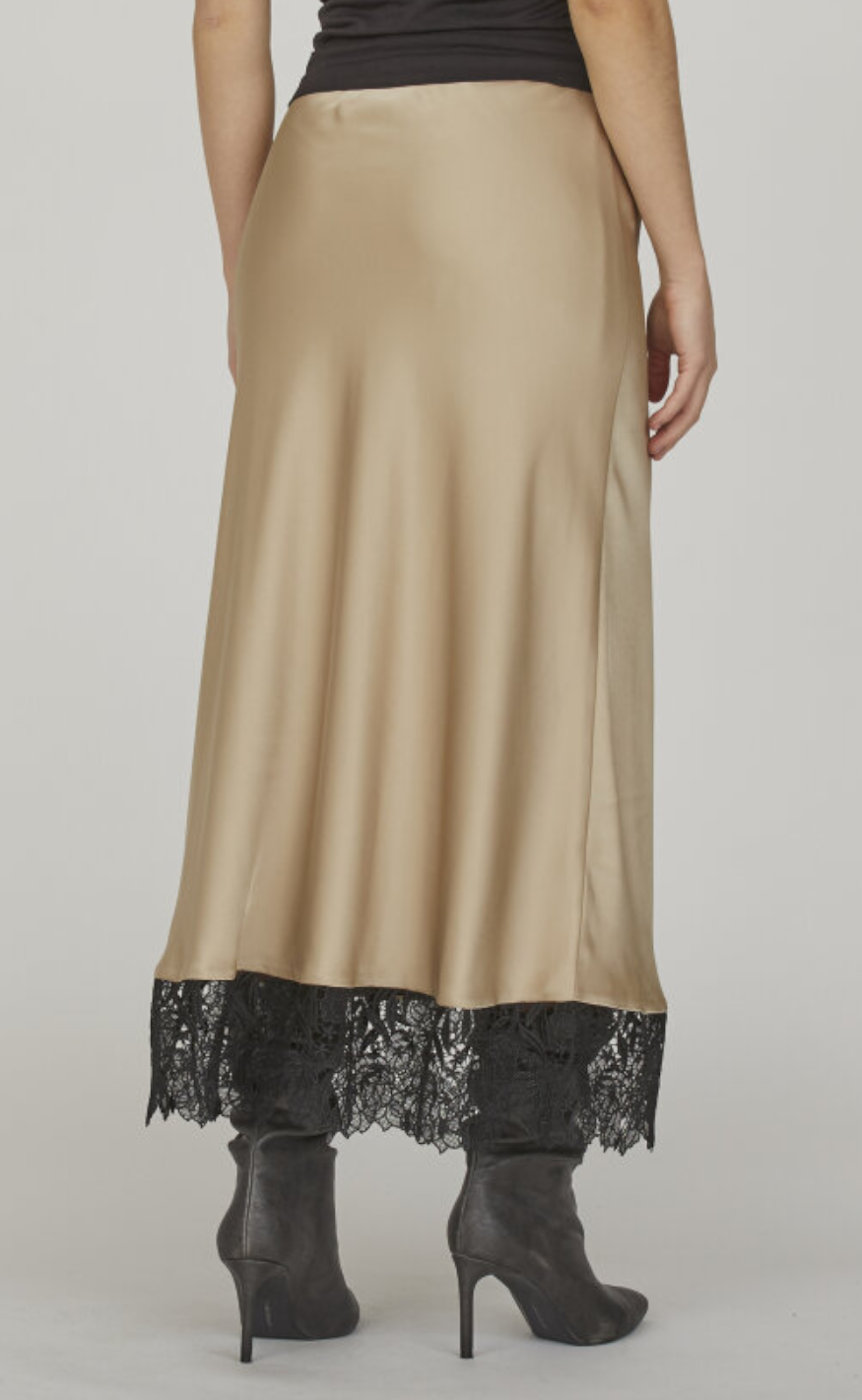 Love & Divine Skjørt - Love1118 - Beige/Black