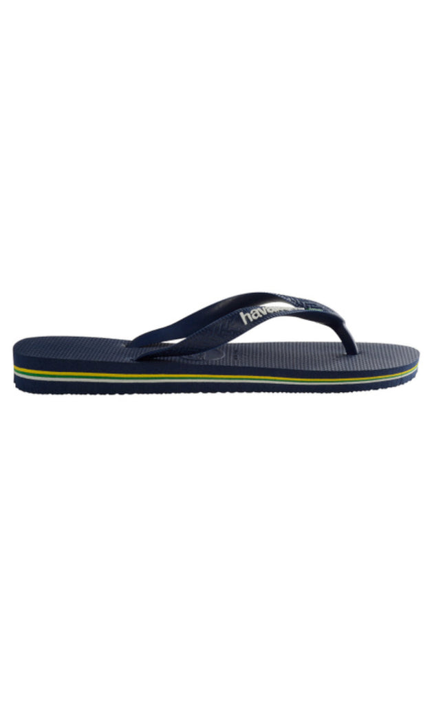 Havaianas Klipklappere - Brasil Logo - Navy Blue