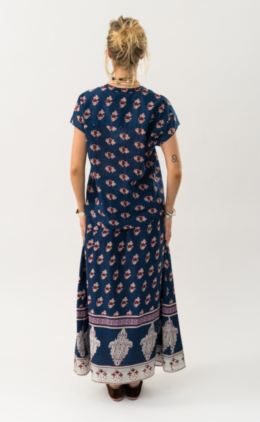Lollys Laundry Skjørt - Rio - Dark Blue