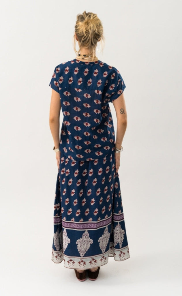 Lollys Laundry Skjørt - Rio - Dark Blue