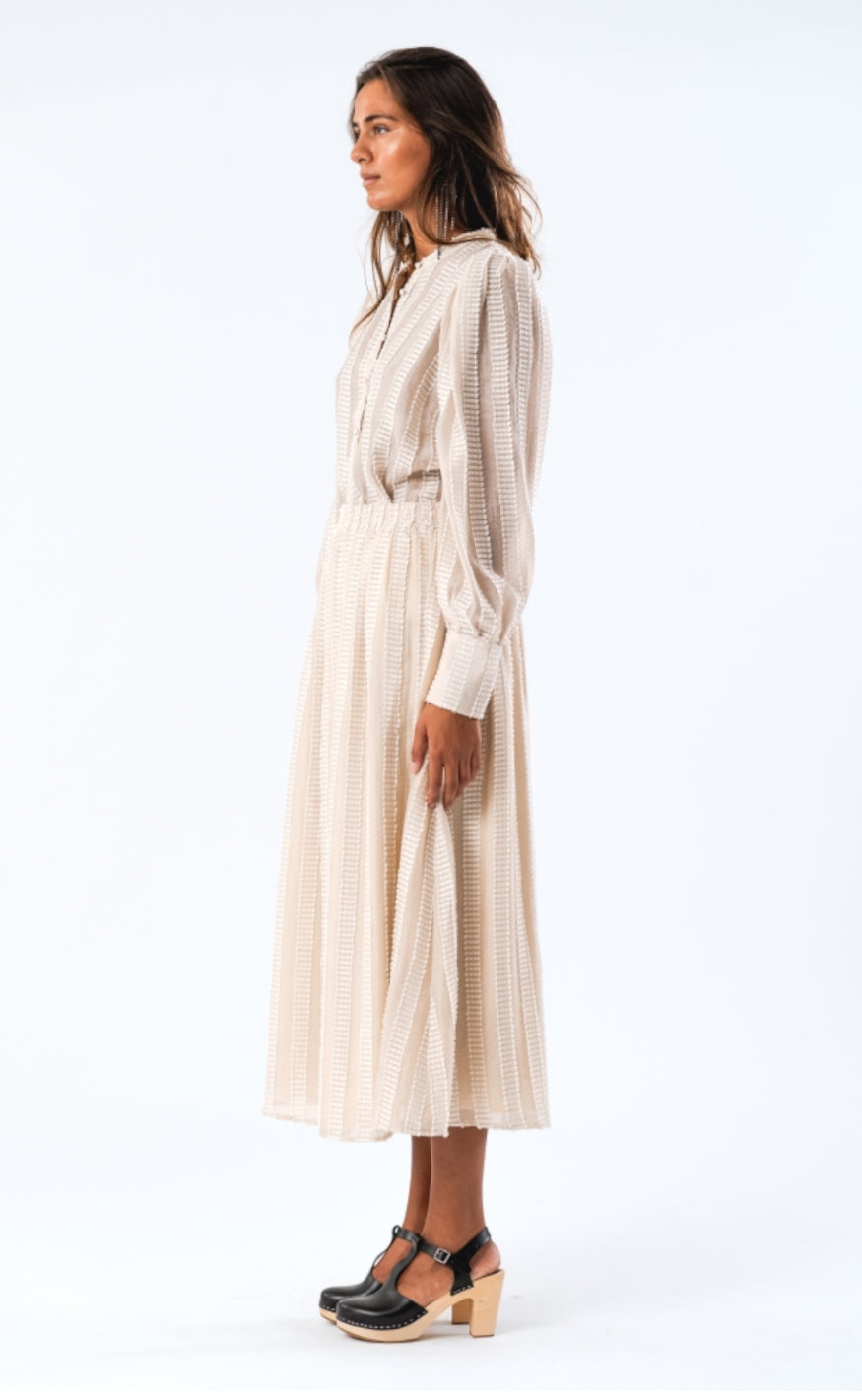 Lollys Laundry Skjørt - Akane Maxi - Creme