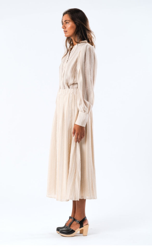 Lollys Laundry Skjørt - Akane Maxi - Creme