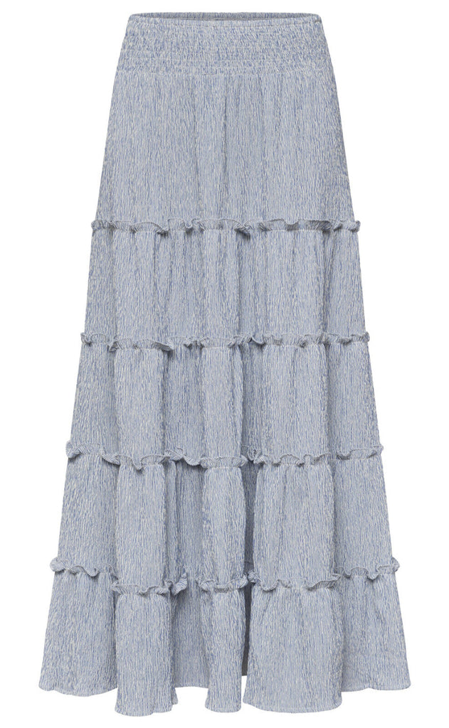 Love & Divine Skjørt - Love1326 - Blue/White Stripe