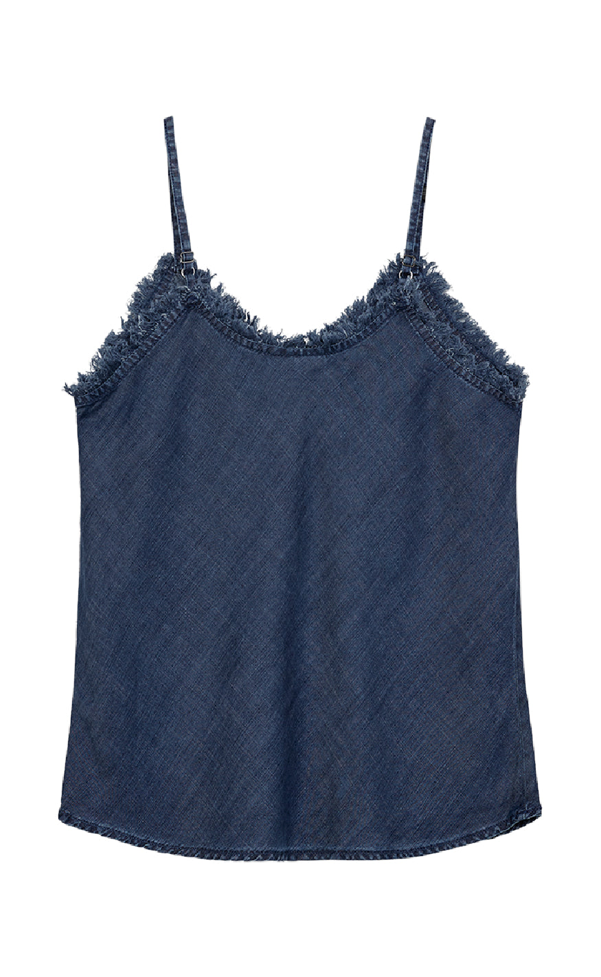 Freequent Topp - Renna - Medium Blue Denim