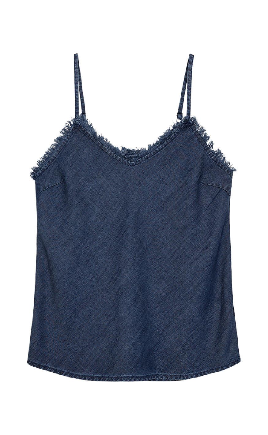Freequent Topp - Renna - Medium Blue Denim
