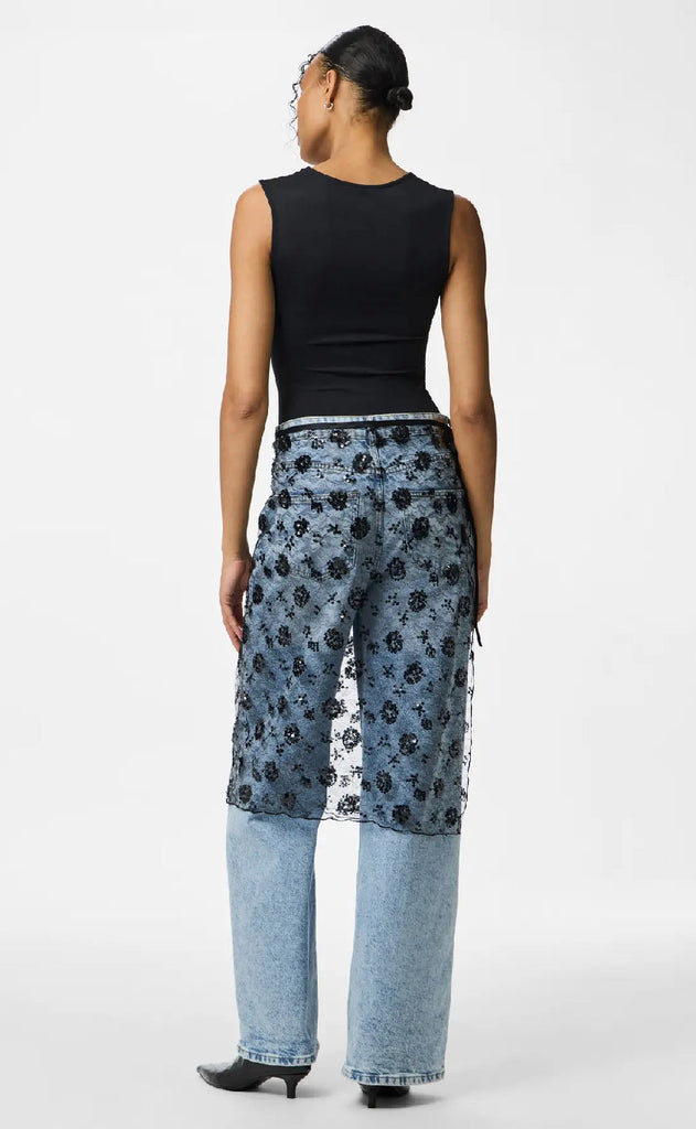 Pieces Skjørt - Natasja - Black