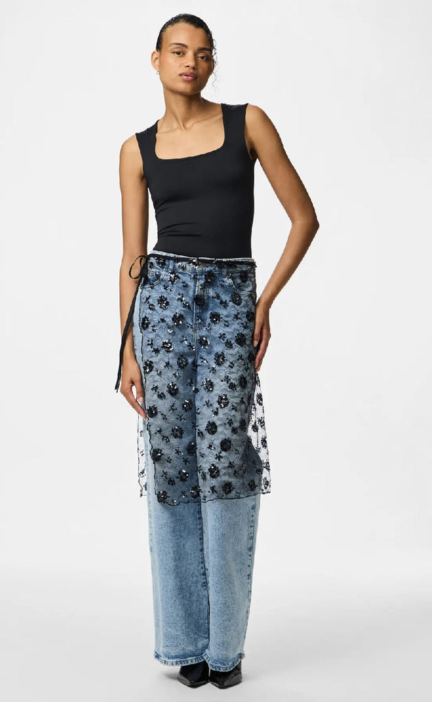 Pieces Skjørt - Natasja - Black