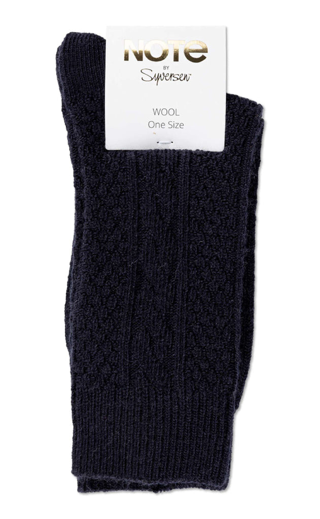 Oroblu Strømper - Woman Wool Cable - Navy