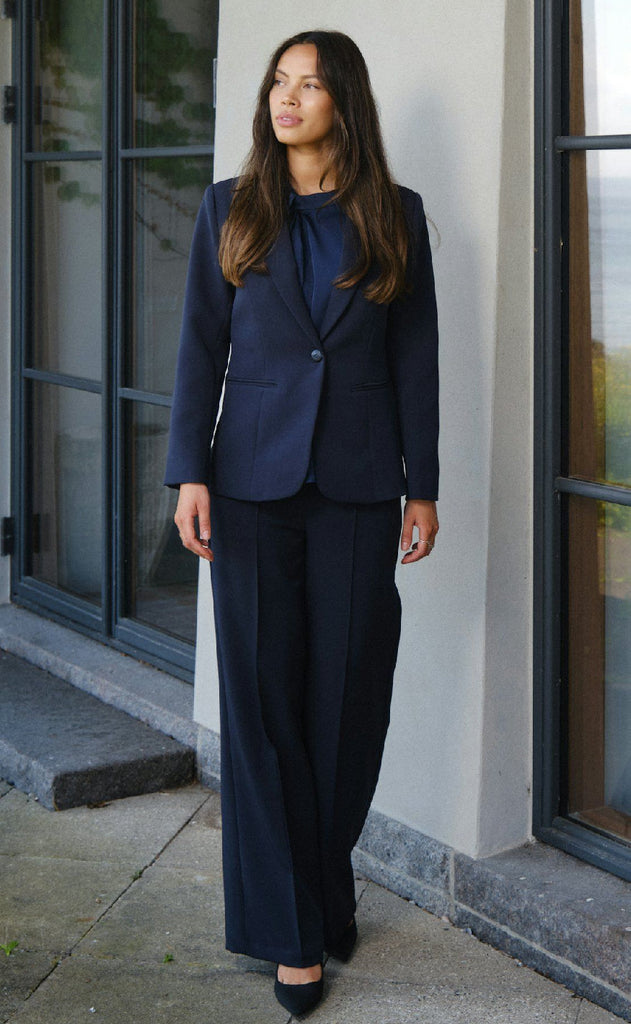 Neo Noir Bukser - Sury Suit - Dark Navy