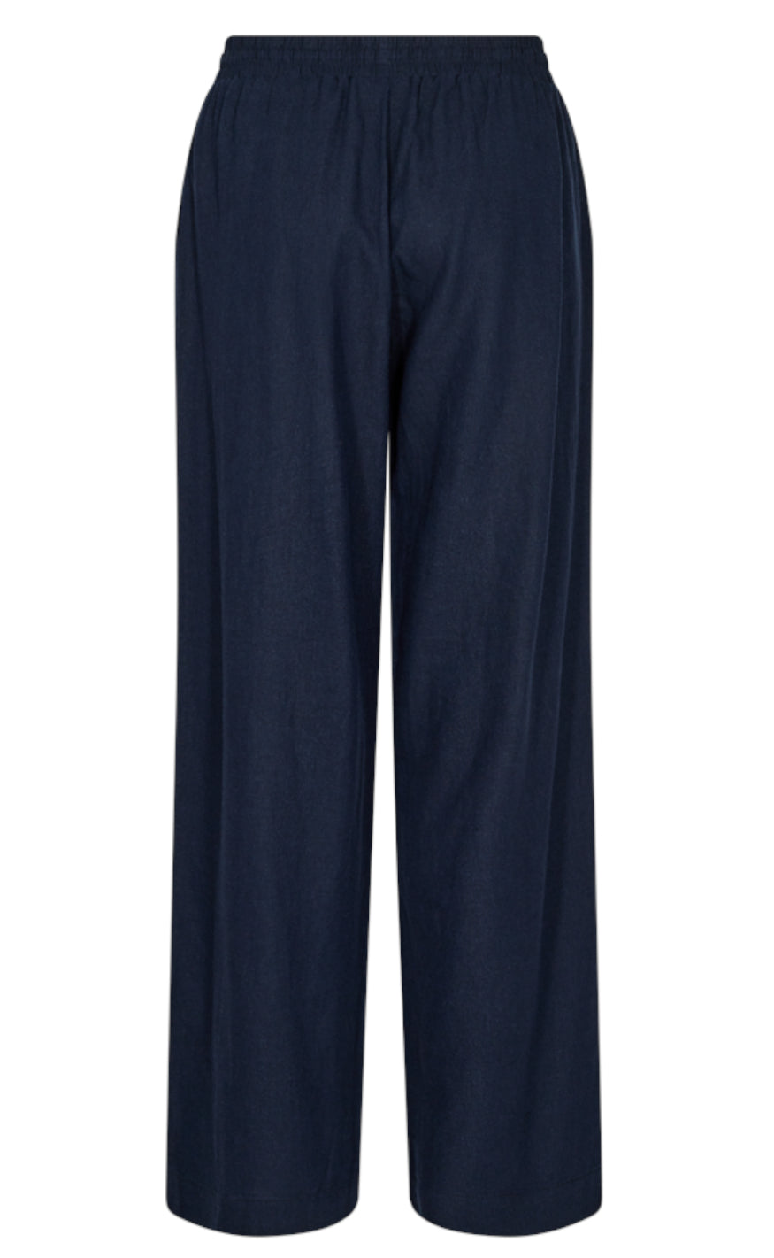 Freequent Bukser - Lava  - Navy Blazer