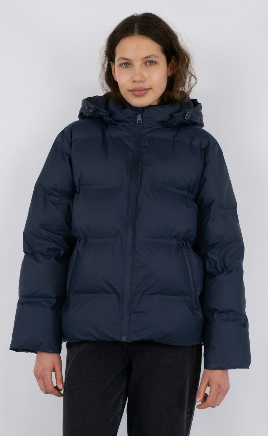 Neo Noir Jakke - Fox Puffer - Navy