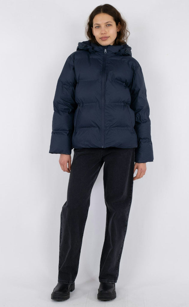 Neo Noir Jakke - Fox Puffer - Navy