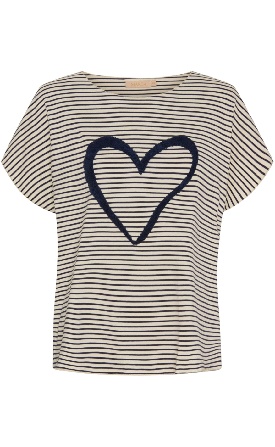 Marta Du Chateau T-Shirt - 3077 Macey - Navy