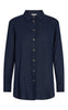 Freequent Skjorte - Lava Simple - Navy Blazer