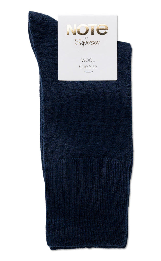 Oroblu Strømper - Note Fine Wool Comfort Topp - Navy