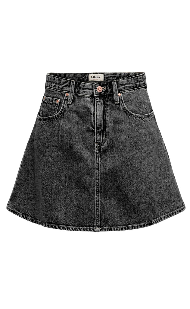 ONLY Skjørt - Eden - Washed Black