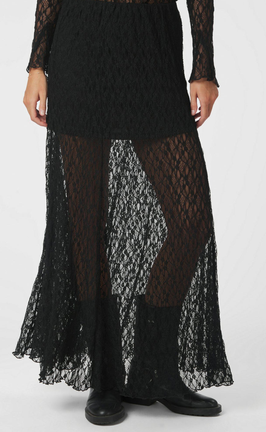 Neo Noir Skjørt - Mariya Lace - Black