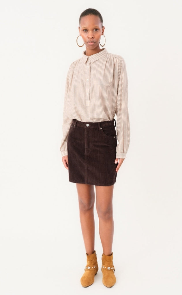 Lollys Laundry Skjørt - Eva LL - Dark Makka