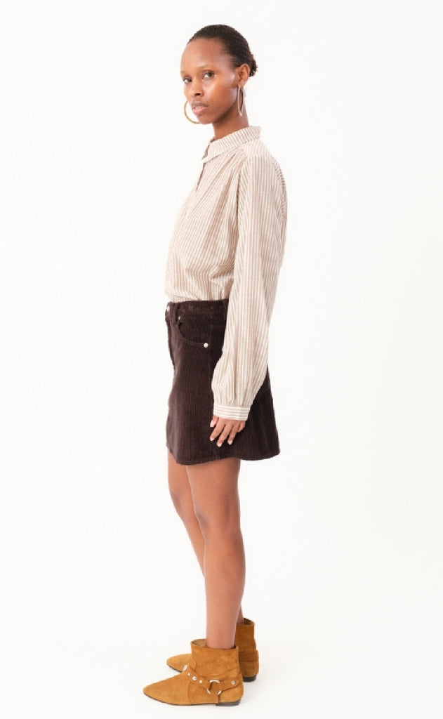 Lollys Laundry Skjørt - Eva LL - Dark Makka