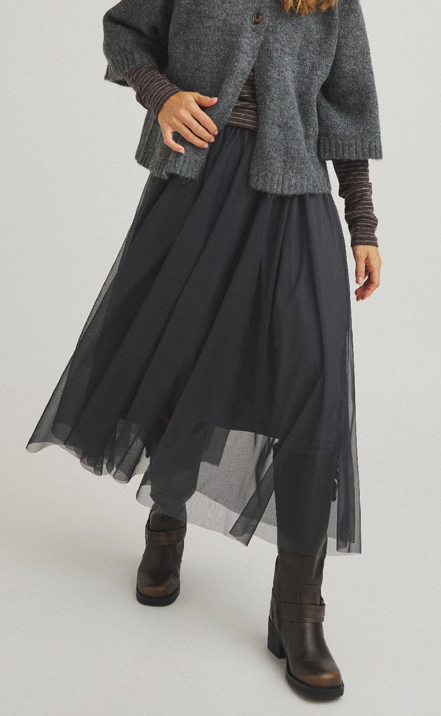 Luxzuz Skjørt - Tullia - India Ink