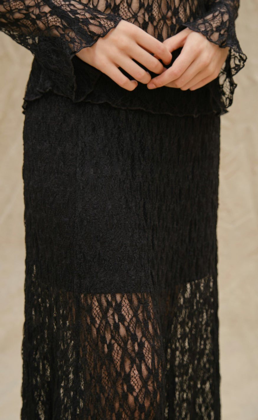 Neo Noir Skjørt - Mariya Lace - Black