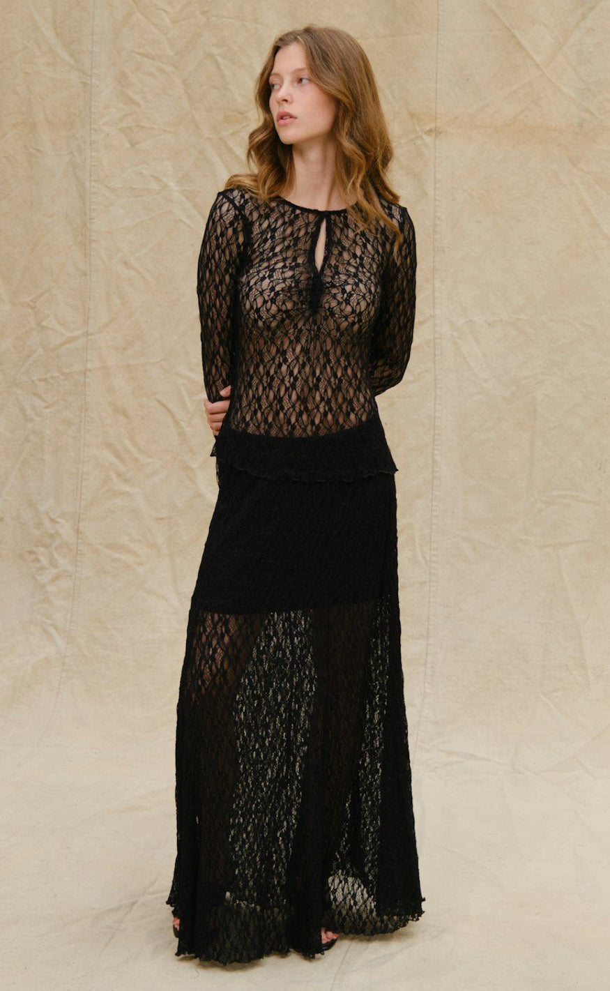 Neo Noir Skjørt - Mariya Lace - Black