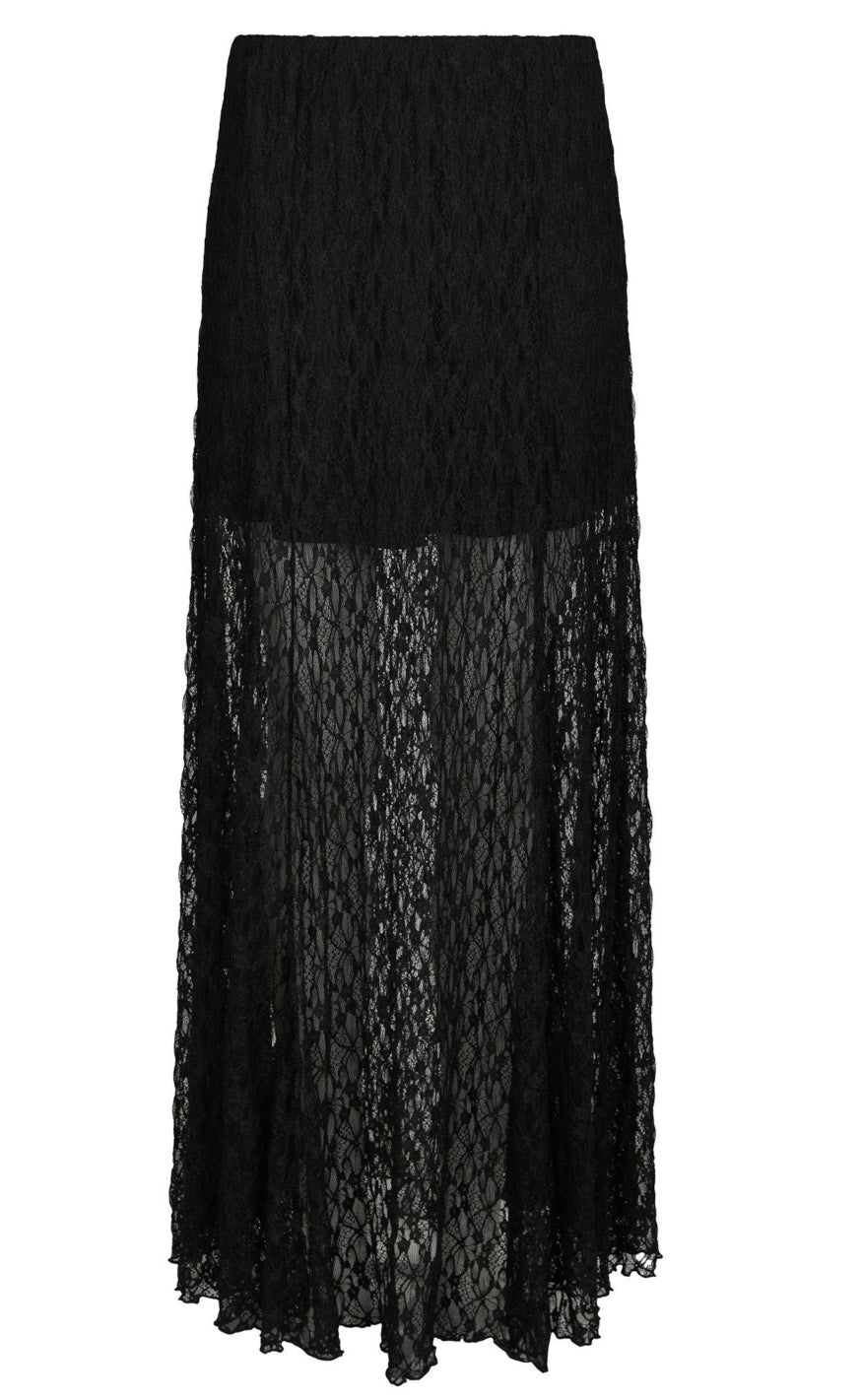 Neo Noir Skjørt - Mariya Lace - Black