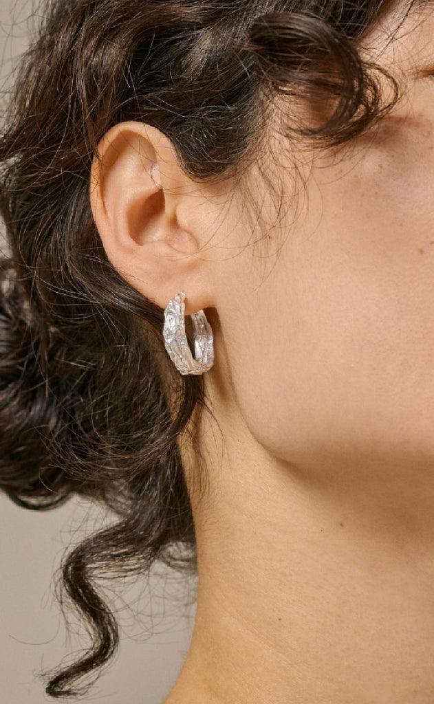 Enamel Copenhagen Øreringer - Nela Big - Silver Colour