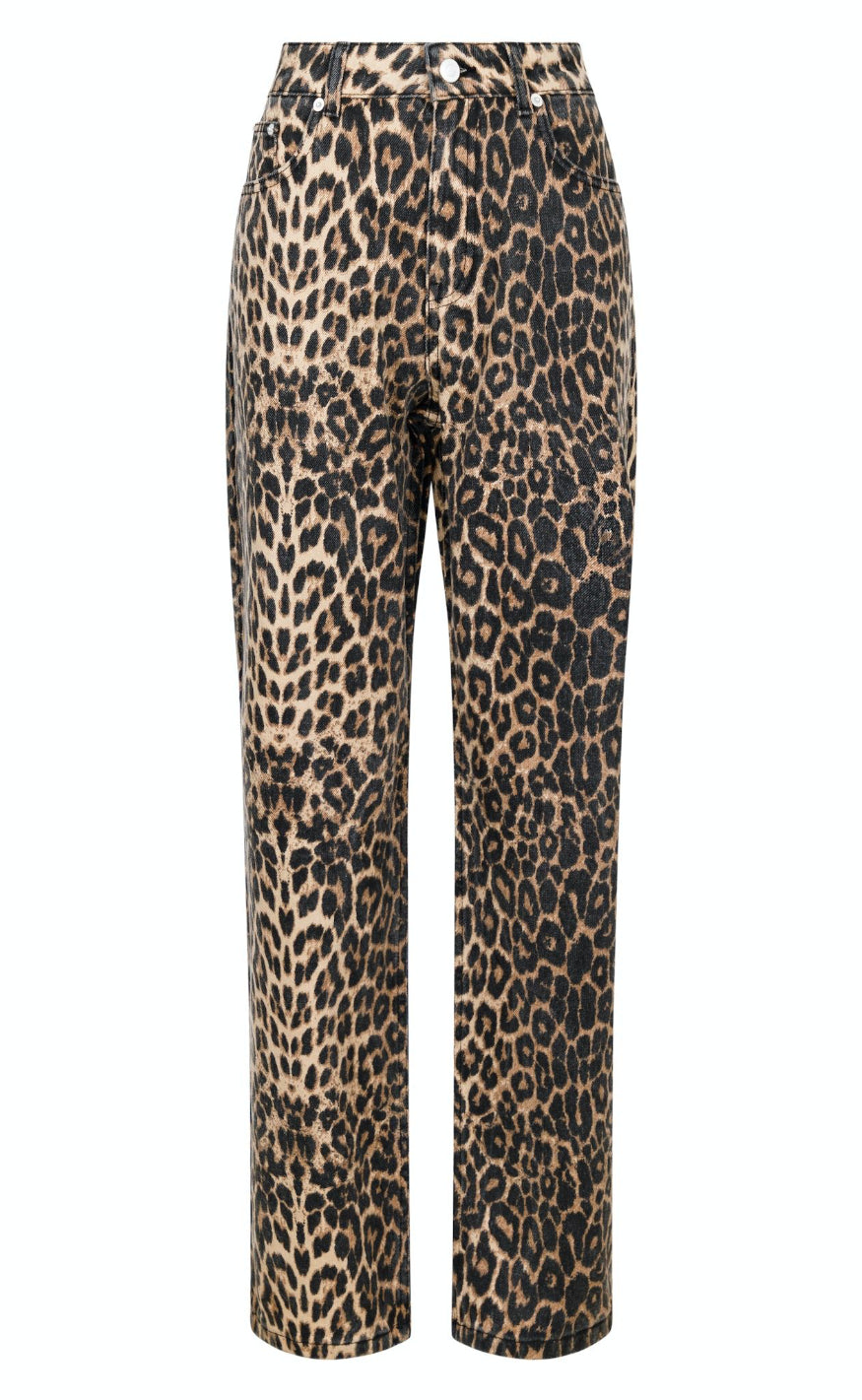 Neo Noir Bukser - Simona - Leopard