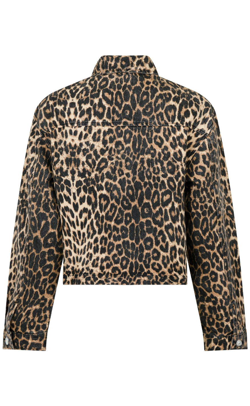 Neo Noir Jakke - Emilia - Leopard