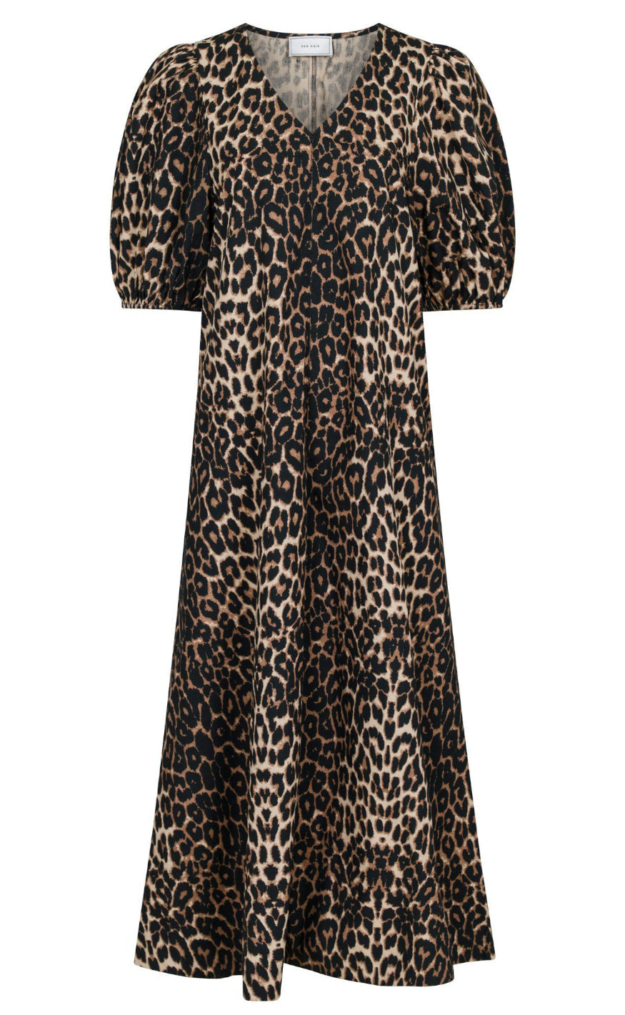 Neo Noir Kjole - Bobbi - Leopard