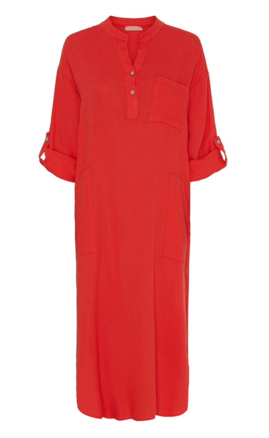 Marta Du Chateau Kjole - 93911 Ness - Red