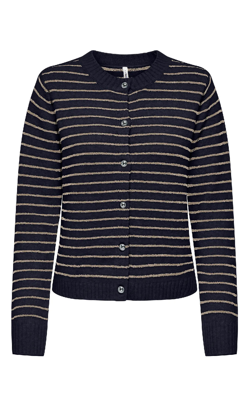ONLY Cardigan - Chester LS - Night Sky Humus/Mel/Silver Button