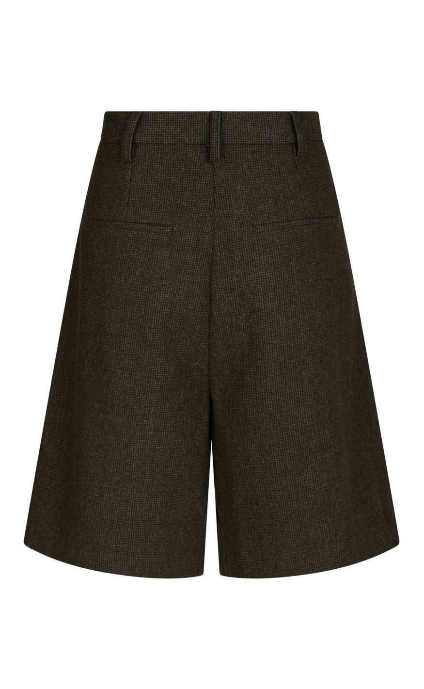 Neo Noir Shorts - Nika Mini - Brown Melange