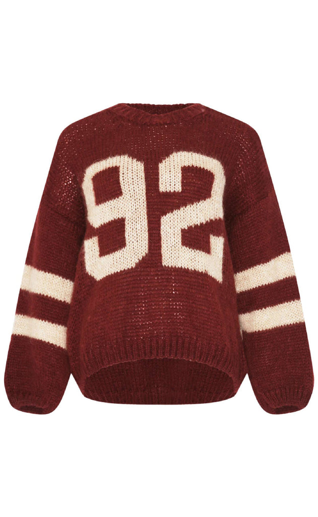 Noella Genser - Ninety-Two - Bordeaux Ivory