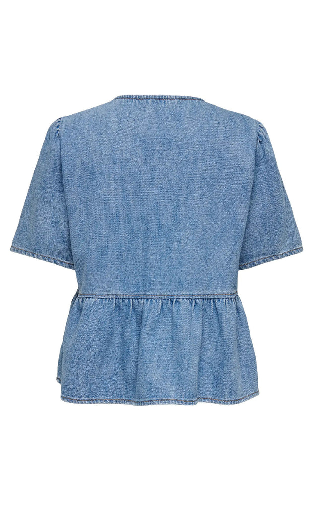 ONLY Skjorte - Noelle - Light Blue Denim