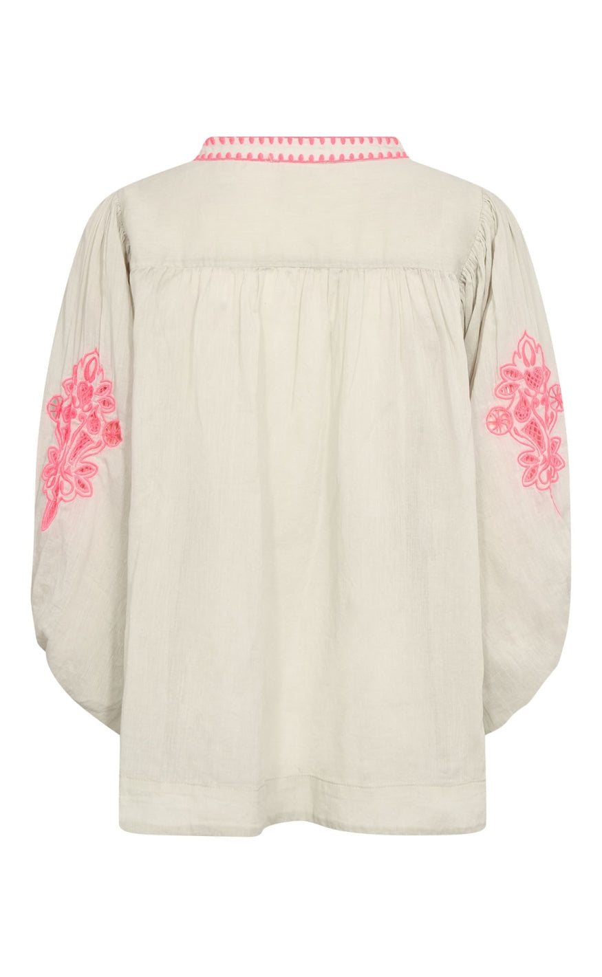 Gossia Bluse - Noura - Neon Pink