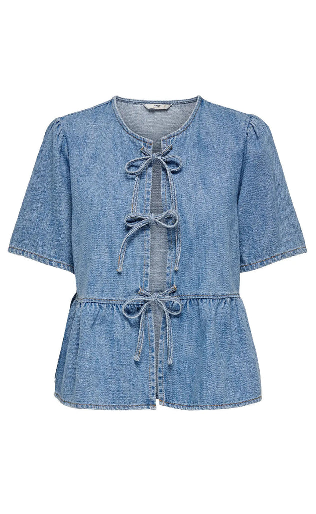 ONLY Skjorte - Noelle - Light Blue Denim