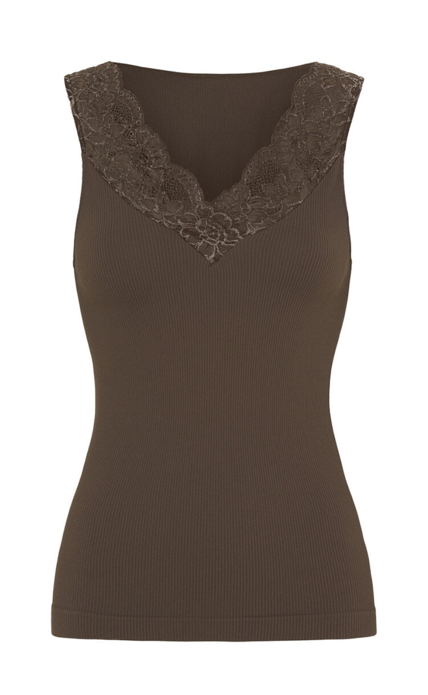 Tim & Simonsen Topp - Belen V-Lace - Noce (vendbar)