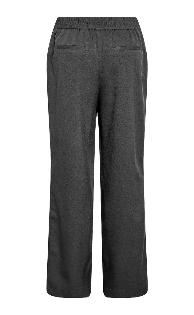 Noisy May Bukser - Ellie Rhinestone - Dark Grey Melange