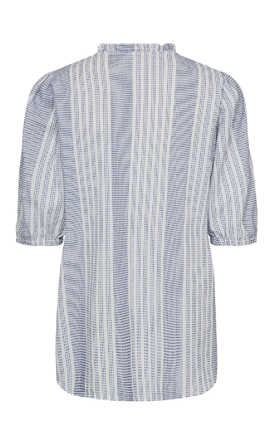 Freequent Bluse - Nollie - Brilliant White w. Deep Ultrama